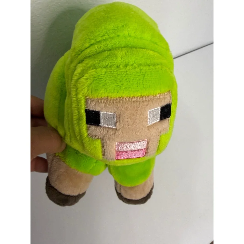 Minecraft Jinx Mojang Lime Green Sheep Plush Stuffed Animal Toy 7 Inch - Picture 2 of 5